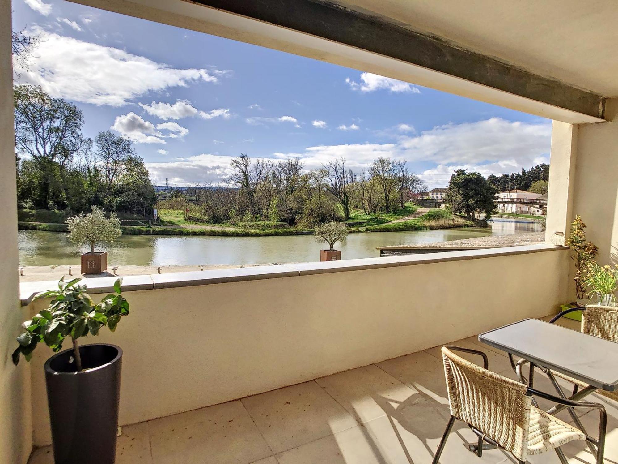 Le Canal - Appartement Avec Vue 4 Personnes La Redorte Bagian luar foto