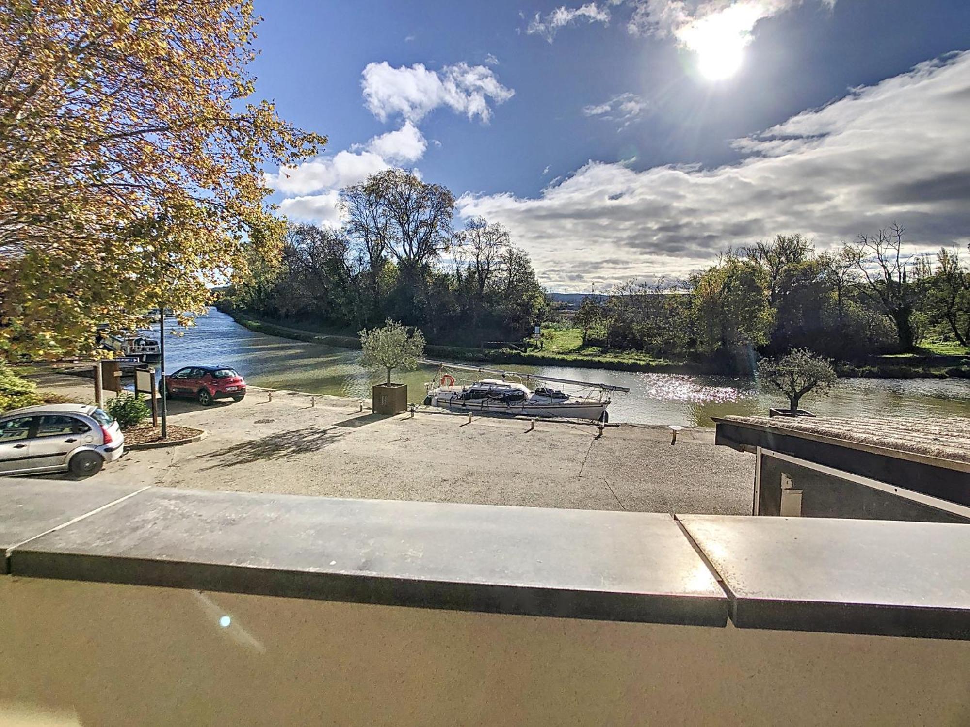 Le Canal - Appartement Avec Vue 4 Personnes La Redorte Bagian luar foto